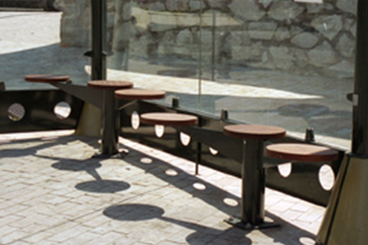 ACCESSOIRES BANCS Banc 3 galettes assise Bois